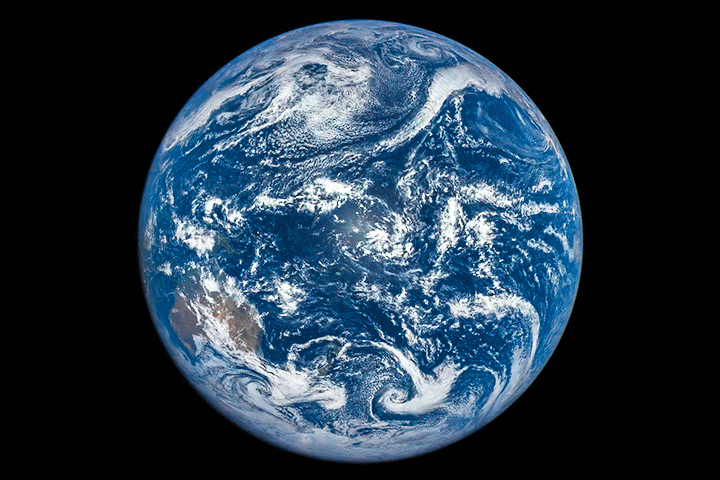 NASAの提供する地球のイメージ画像