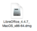 LibreOfficeのMacインストーラー